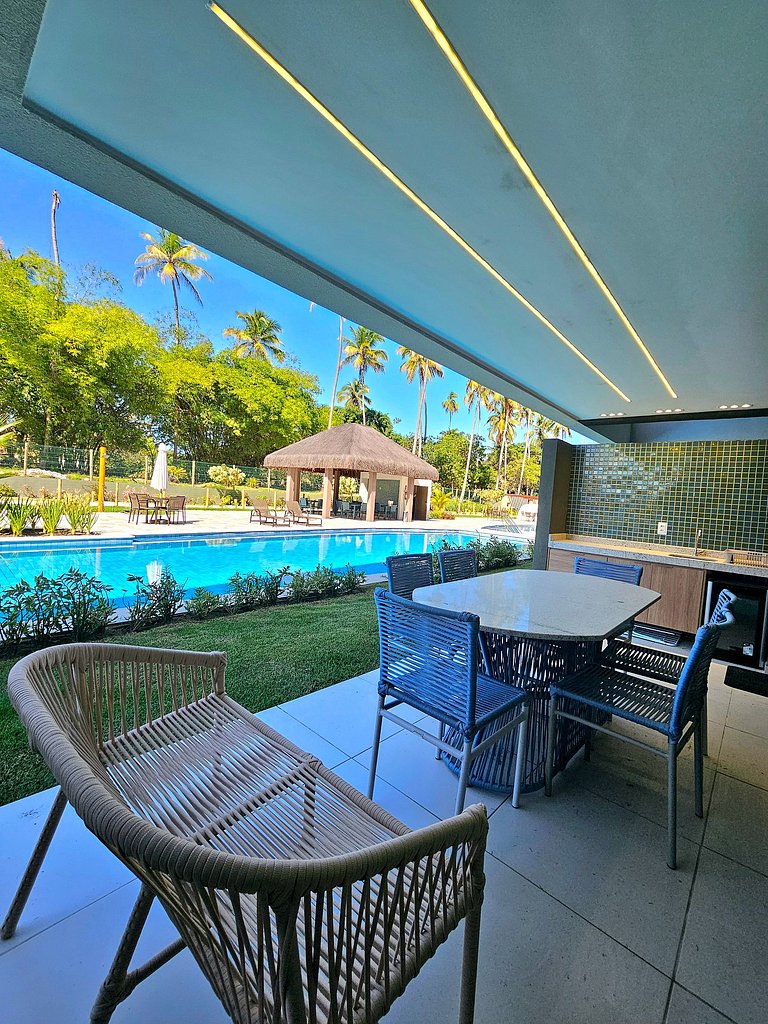 Luxuoso Garden Localizado à Beira-mar de Carneiros