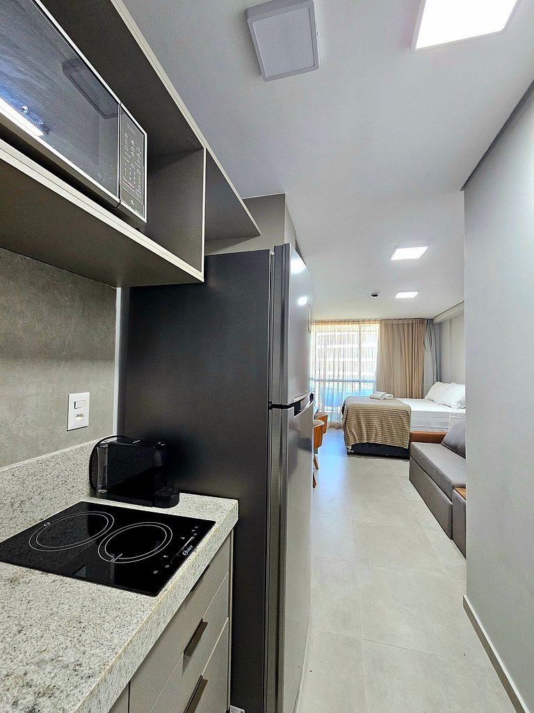 Luxo com varanda gourmet no BC Solare #110A