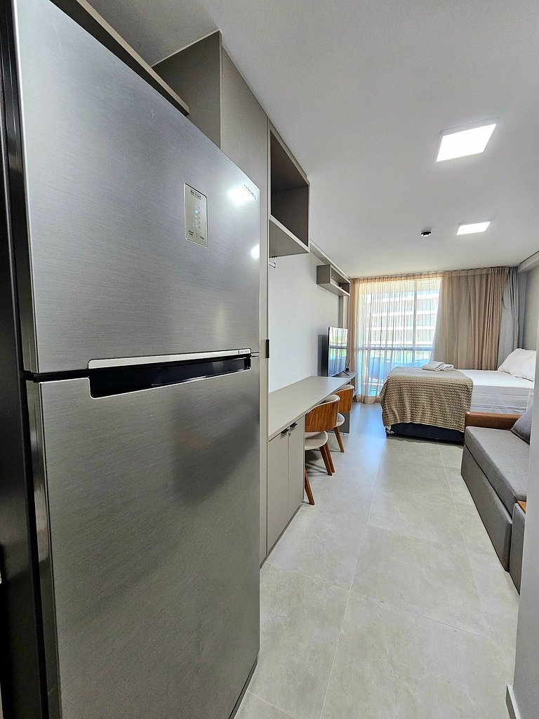 Luxo com varanda gourmet no BC Solare #110A