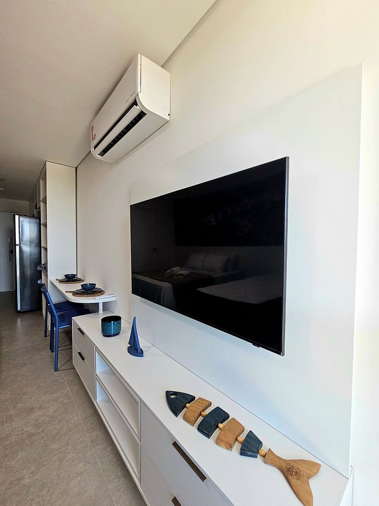 Luxo com varanda gourmet no BC Solare #314D