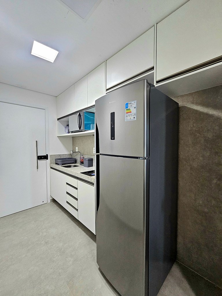 Luxo com varanda gourmet no BC Solare #314D