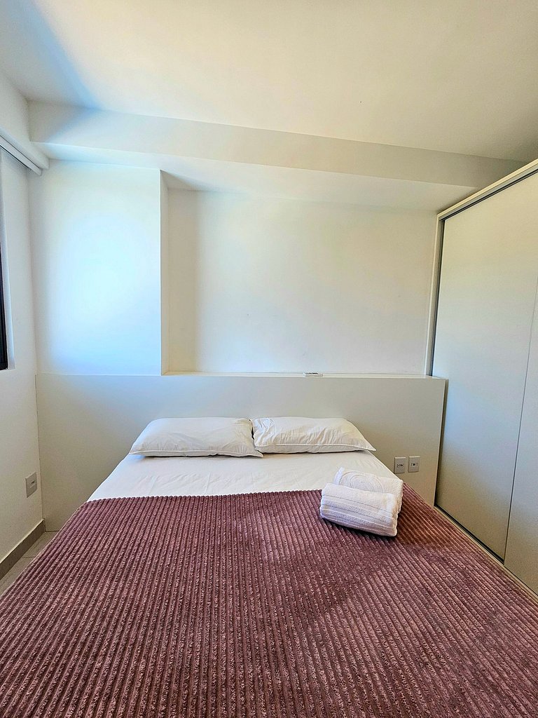 Lindo e confortável no Cupe beach Living Beira-mar