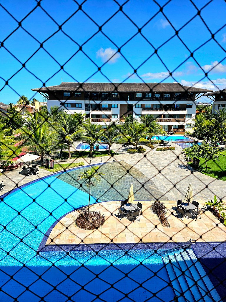 Lindo e confortável no Cupe beach Living Beira-mar