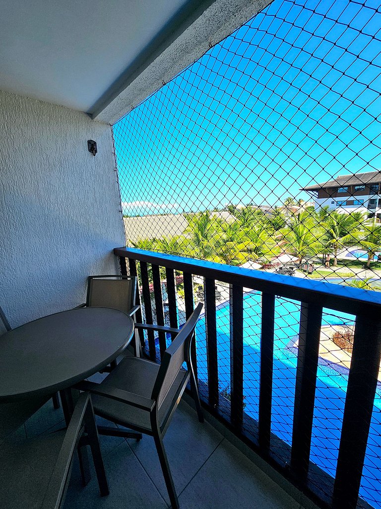 Lindo e confortável no Cupe beach Living Beira-mar