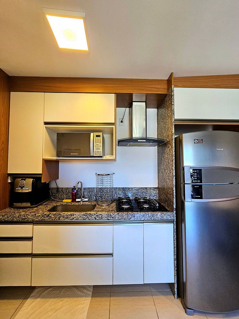 Lindo e confortável no Cupe beach Living Beira-mar