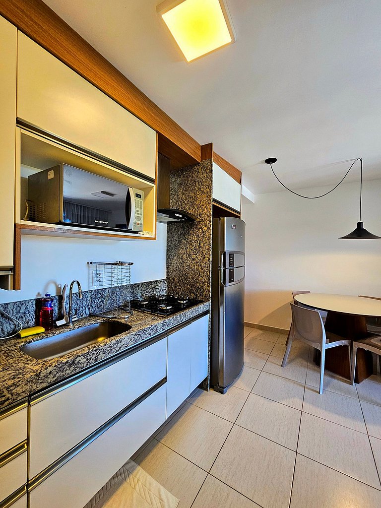 Lindo e confortável no Cupe beach Living Beira-mar