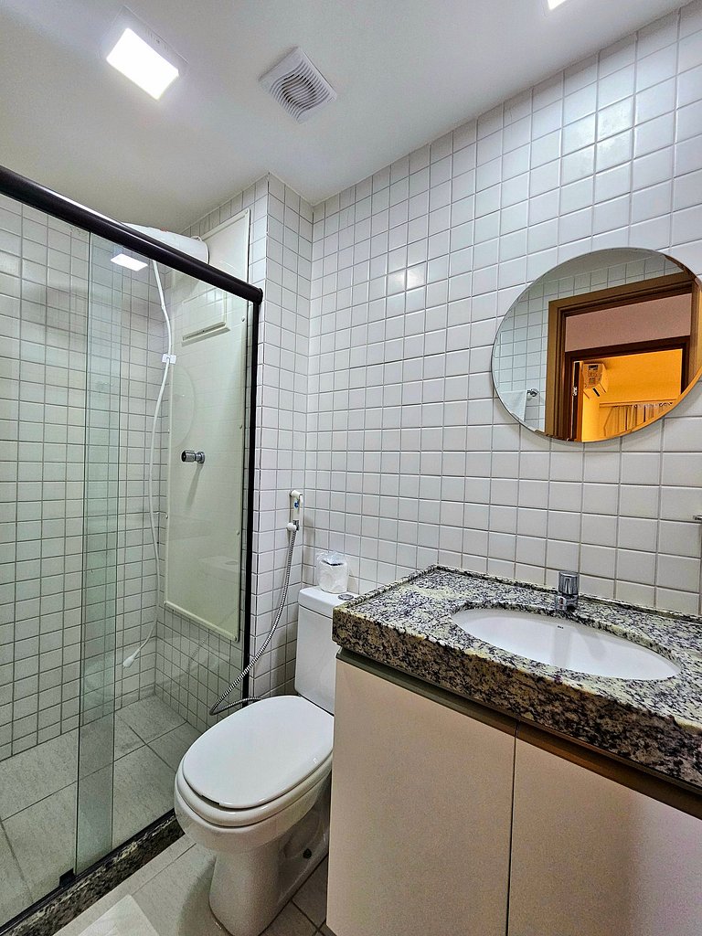 Lindo e confortável no Cupe beach Living Beira-mar