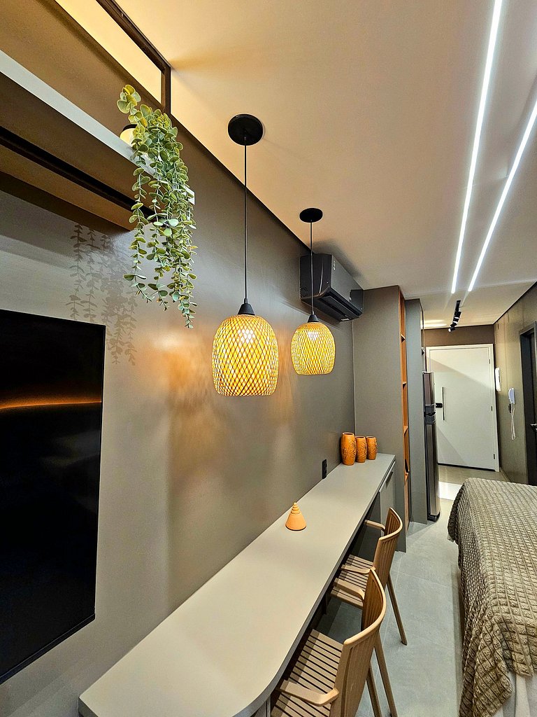 Luxo Supremo c/ varanda gourmet no BC Solare #311A