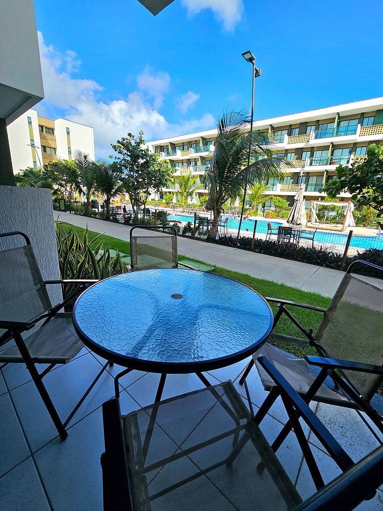 Incrível Térreo c/ vista Piscina no Mana Muro Alto
