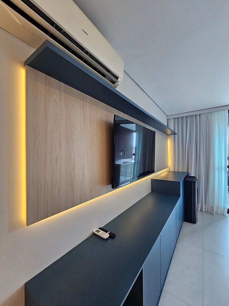 2 Quartos Luxo no Beach Class Summer #101F