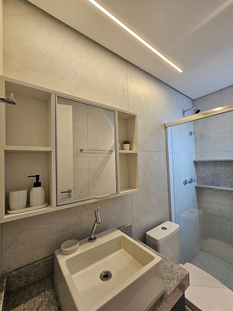 2 Quartos Luxo no Beach Class Summer #101F
