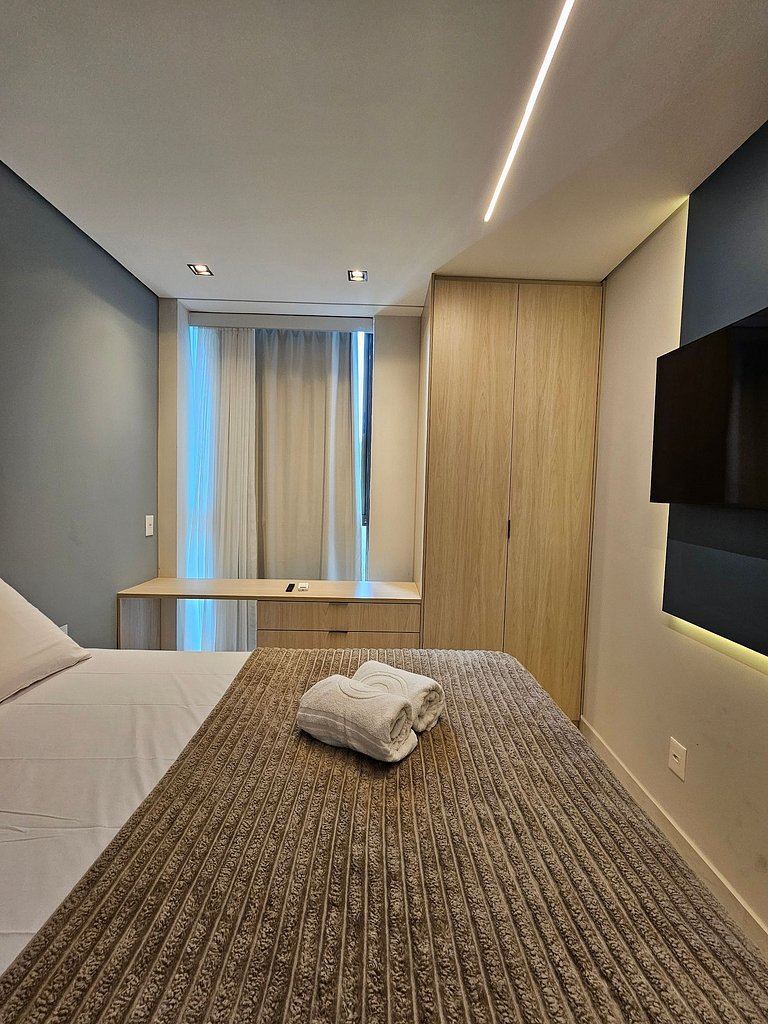 2 Quartos Luxo no Beach Class Summer #101F