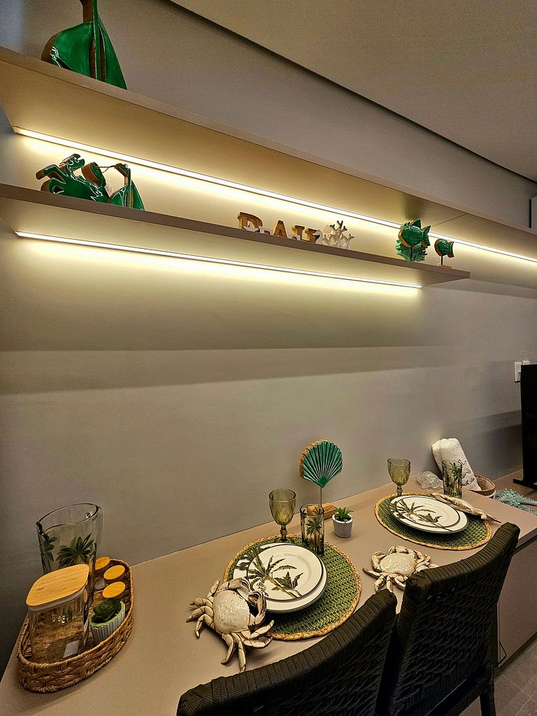 Luxo com varanda gourmet no BC Solare #111D