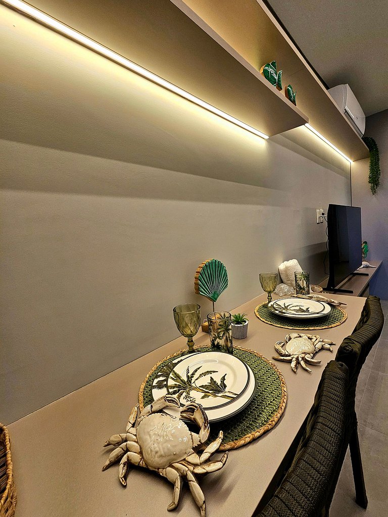 Luxo com varanda gourmet no BC Solare #111D