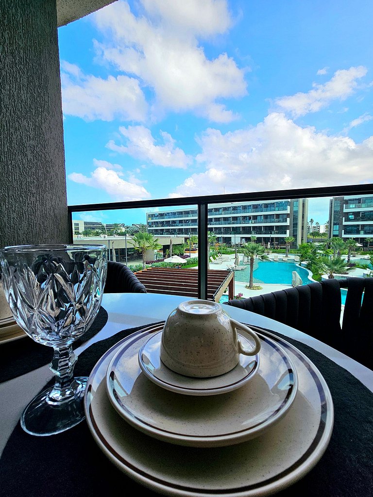 Luxo com varanda gourmet no BC Solare #110A