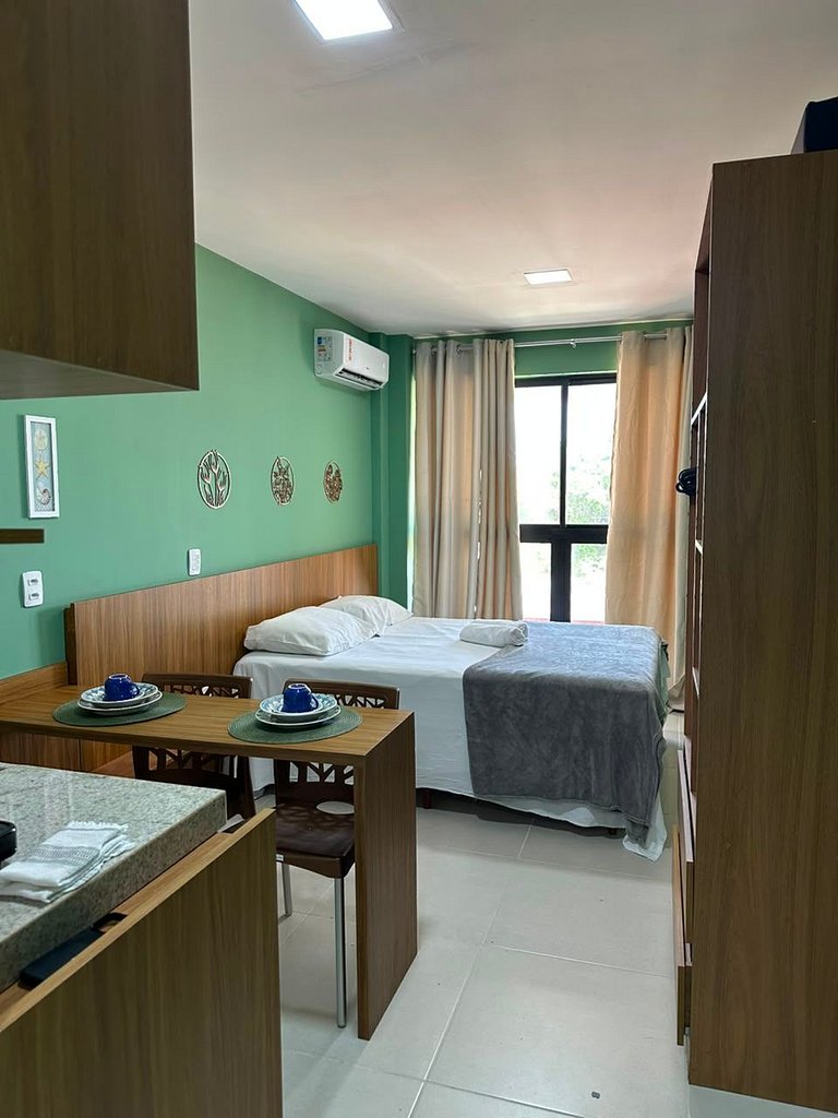 Confortável Flat no melhor trecho de Tamandaré