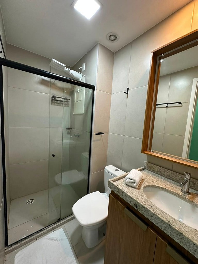 Confortável Flat no melhor trecho de Tamandaré