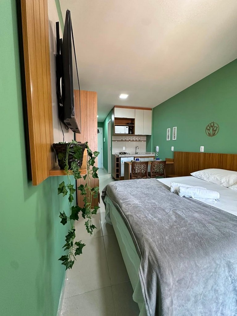 Confortável Flat no melhor trecho de Tamandaré