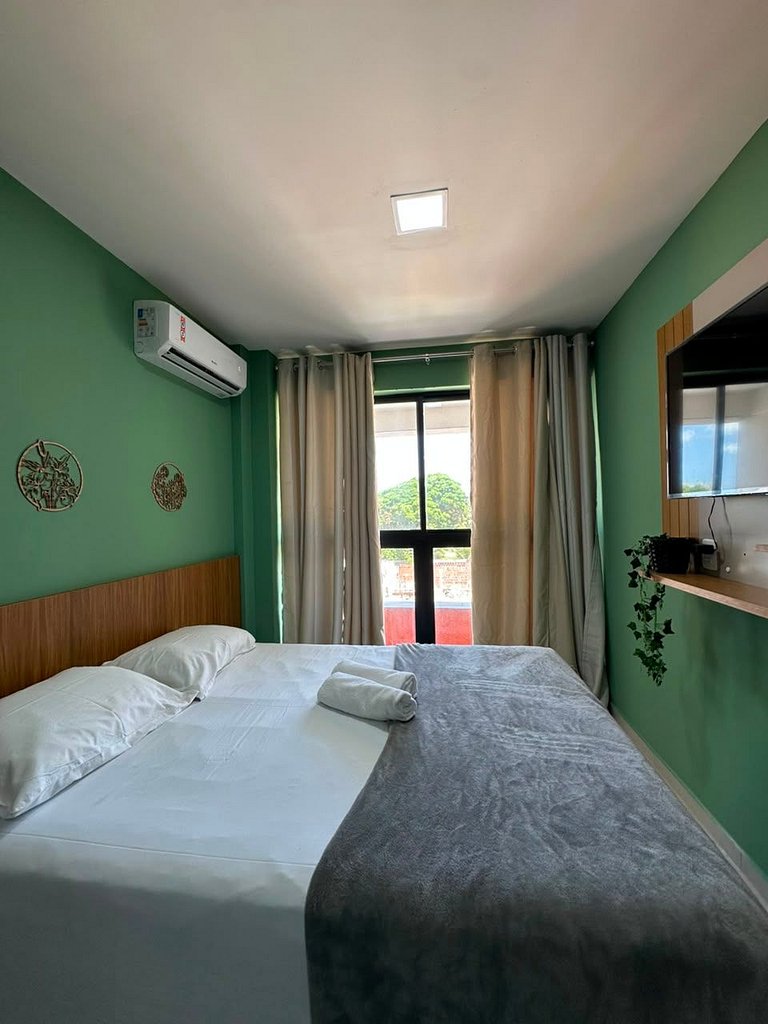 Confortável Flat no melhor trecho de Tamandaré