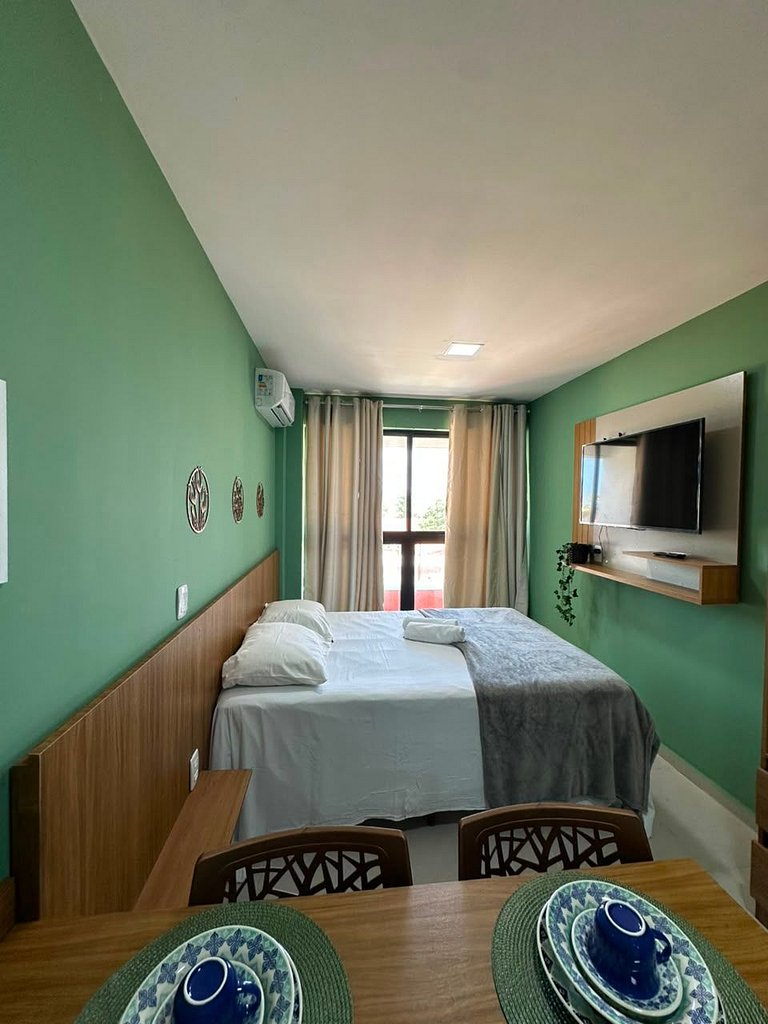 Confortável Flat no melhor trecho de Tamandaré
