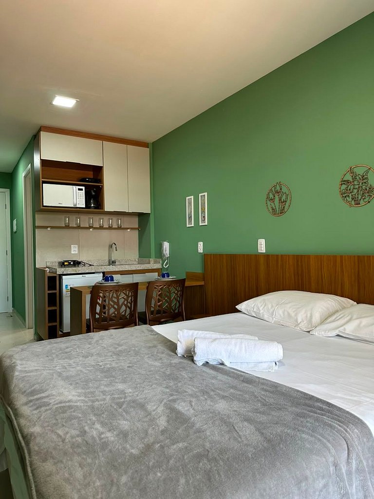 Confortável Flat no melhor trecho de Tamandaré