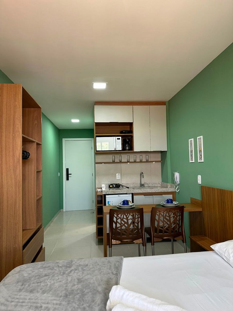 Confortável Flat no melhor trecho de Tamandaré
