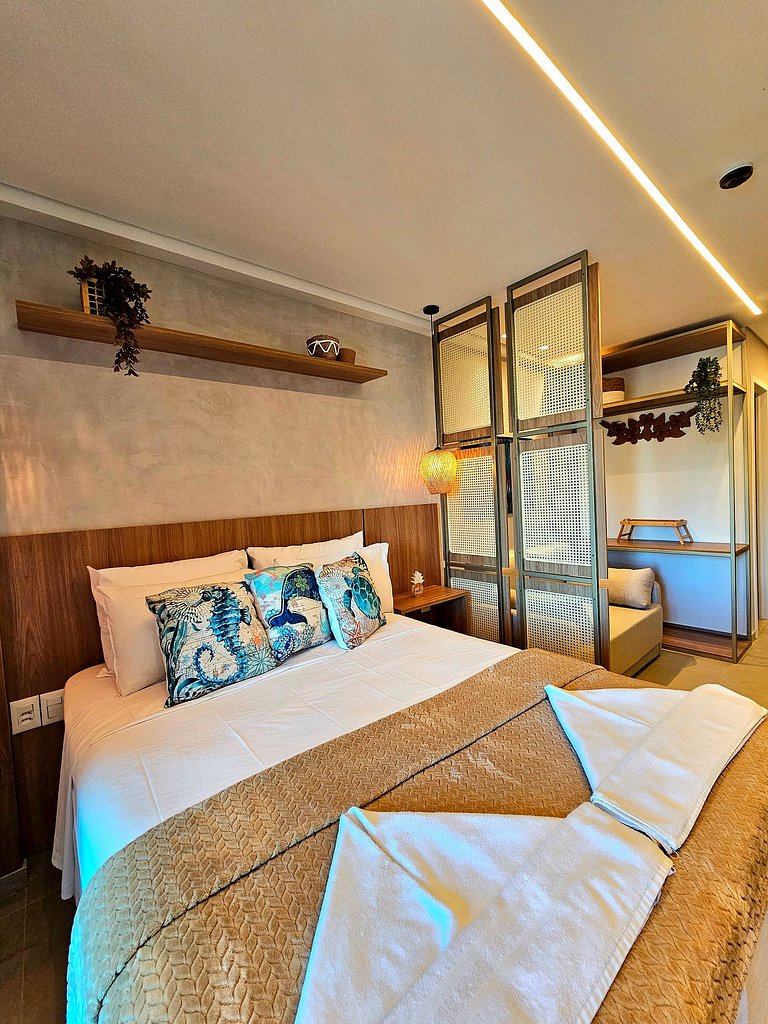 Luxo com varanda gourmet no BC Solare #114B