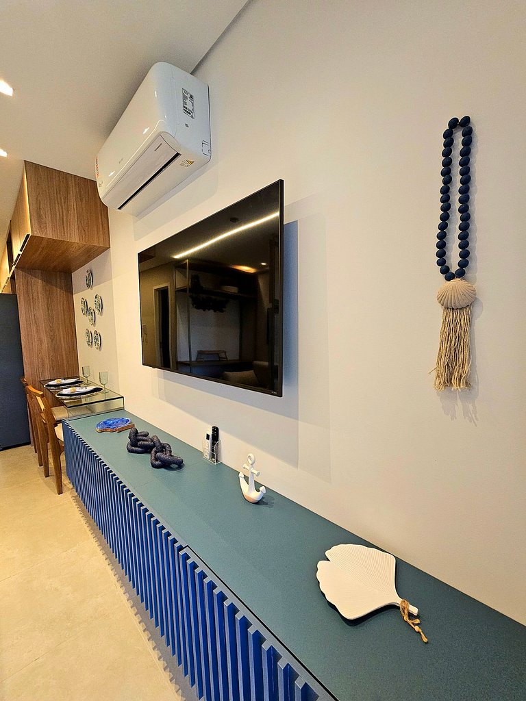 Luxo com varanda gourmet no BC Solare #114B
