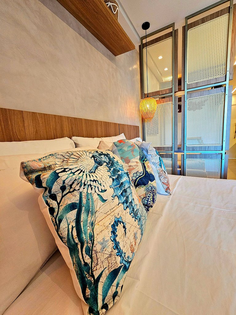 Luxo com varanda gourmet no BC Solare #114B