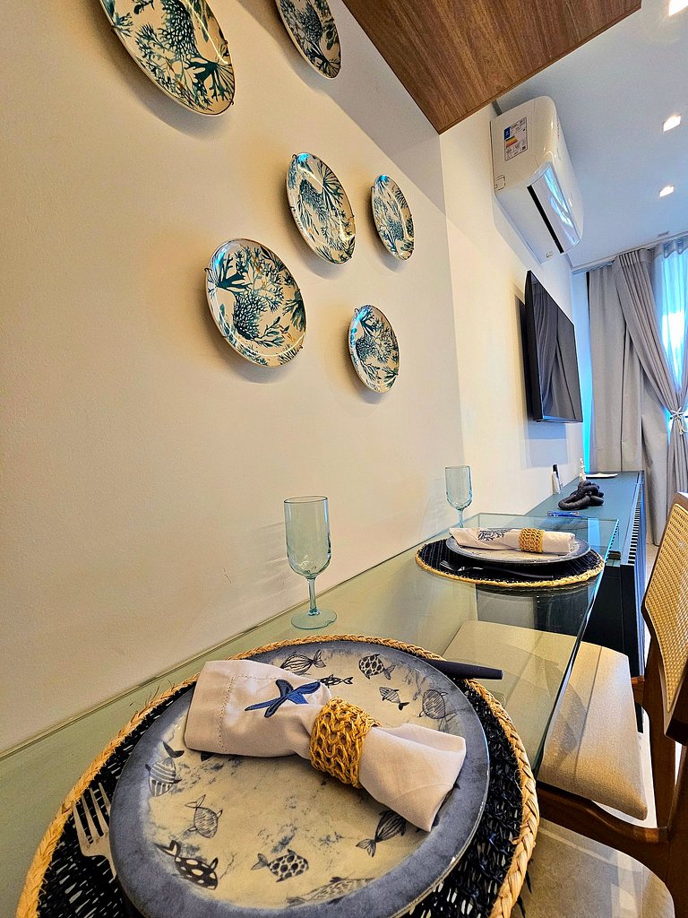 Luxo com varanda gourmet no BC Solare #114B
