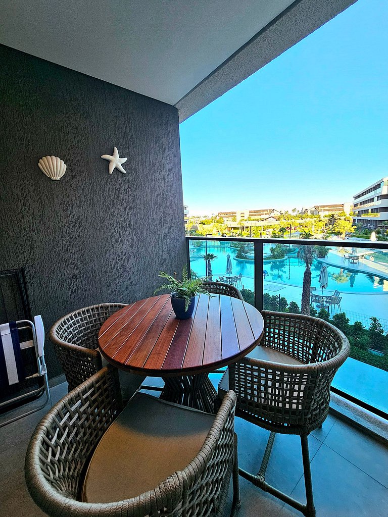 Luxo com varanda gourmet no BC Solare #114B