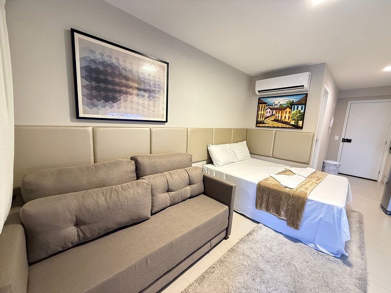 Luxuoso Flat no melhor bloco Galápagos Carneiros