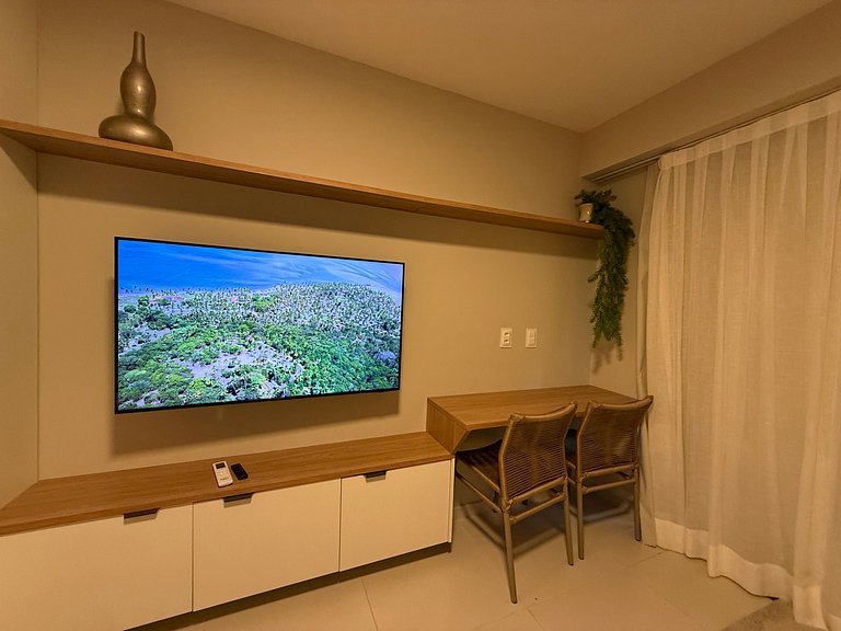 Luxuoso Flat no melhor bloco Galápagos Carneiros