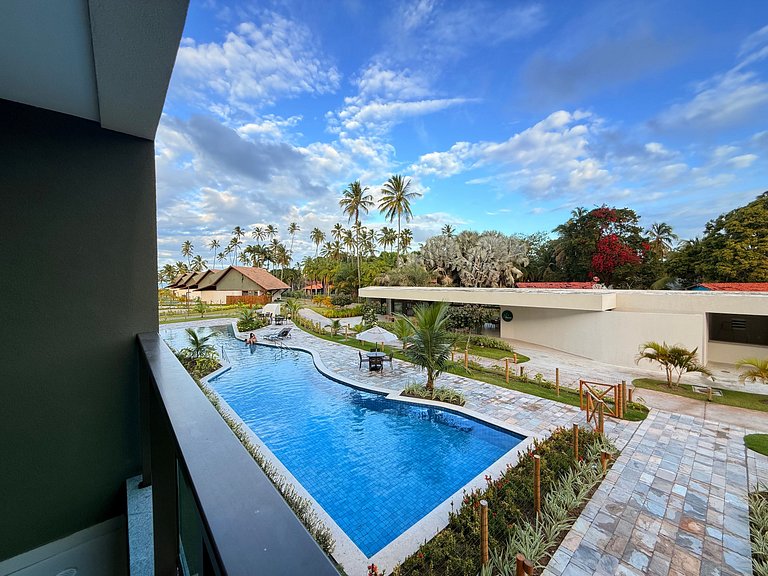 Luxuoso Flat no melhor bloco Galápagos Carneiros