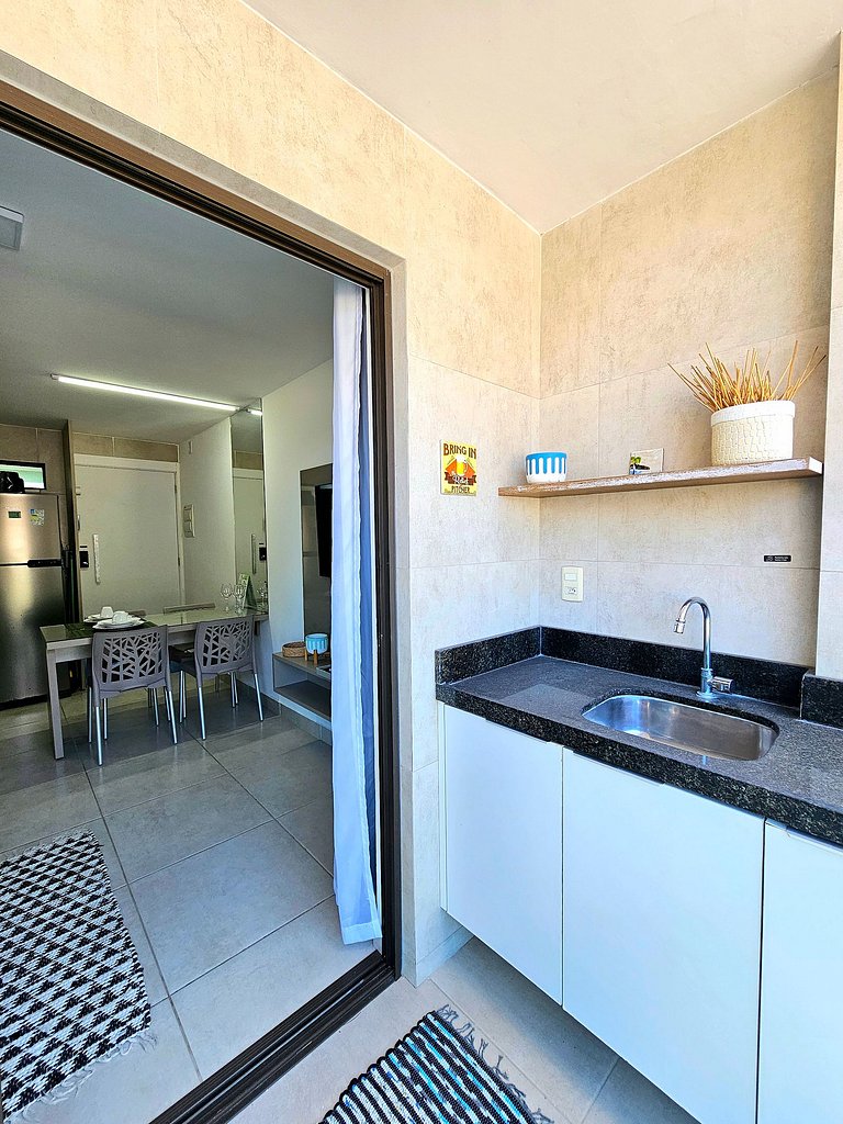 Moderno e Equipado, Centrinho de Porto Blue #101