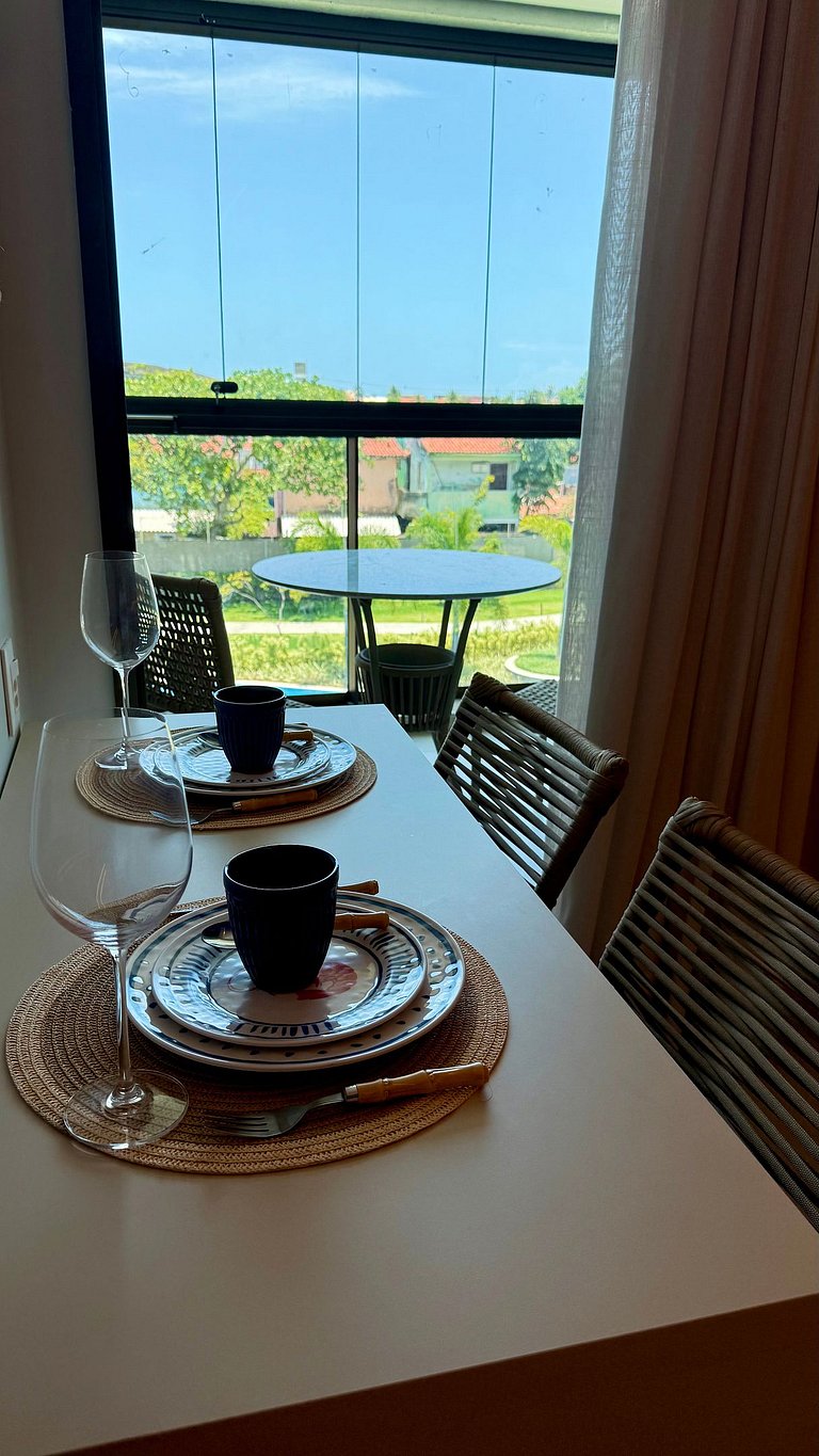 Moderno e Equipado com varanda gourmet no Summer