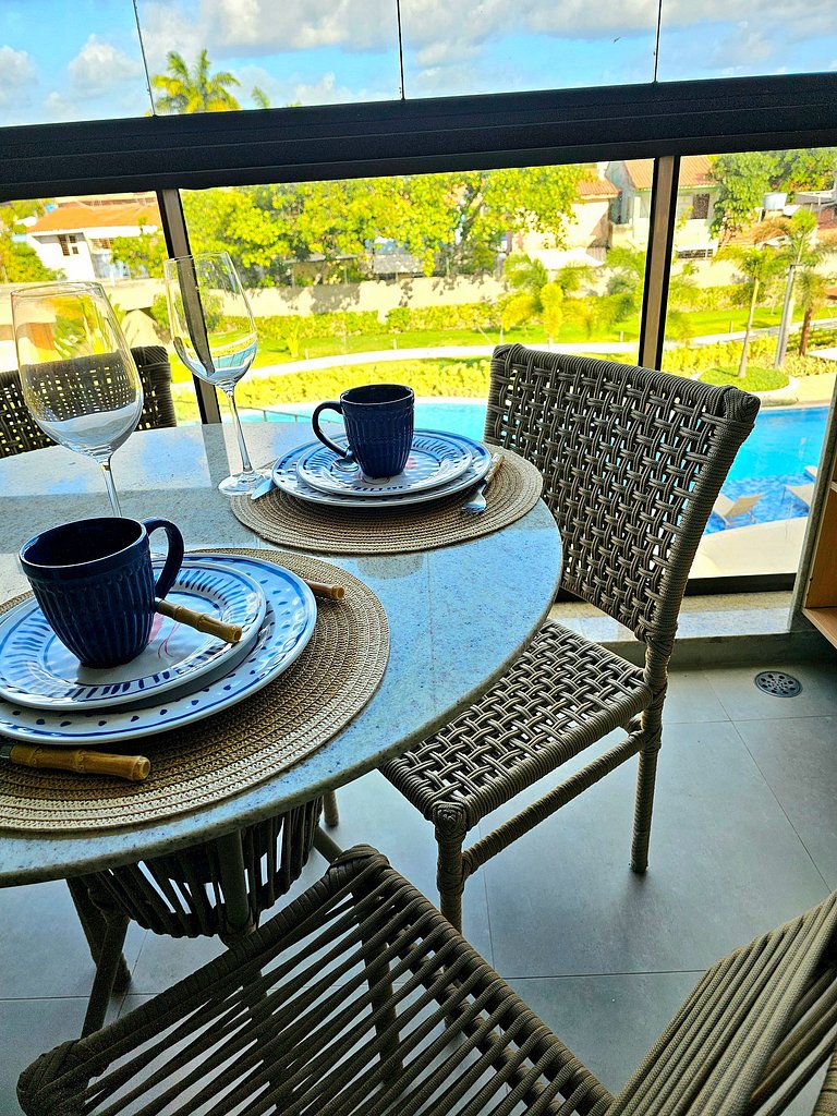 Moderno e Equipado com varanda gourmet no Summer