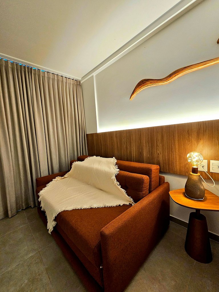 Luxo com varanda gourmet no BC Solare #212A